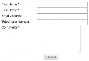 simple contact form