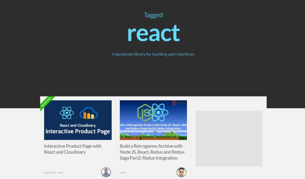 react