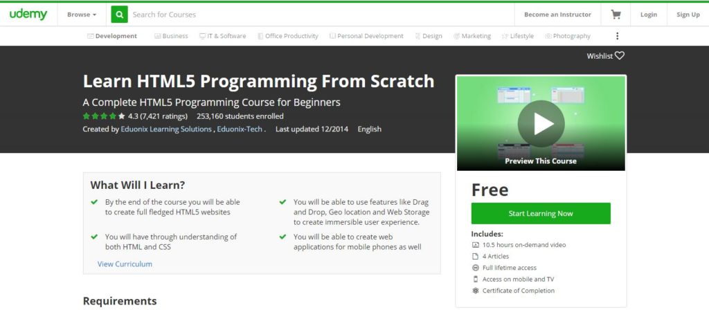 udemy-html