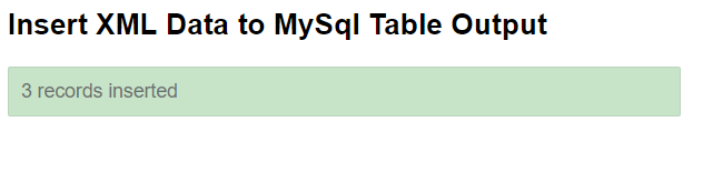 Xml into Sql - records added